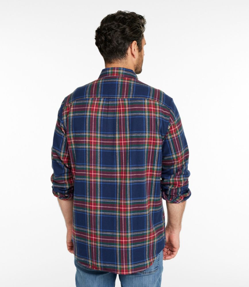 Men's Scotch Plaid Flannel Shirt, Traditional Fit - US 9739