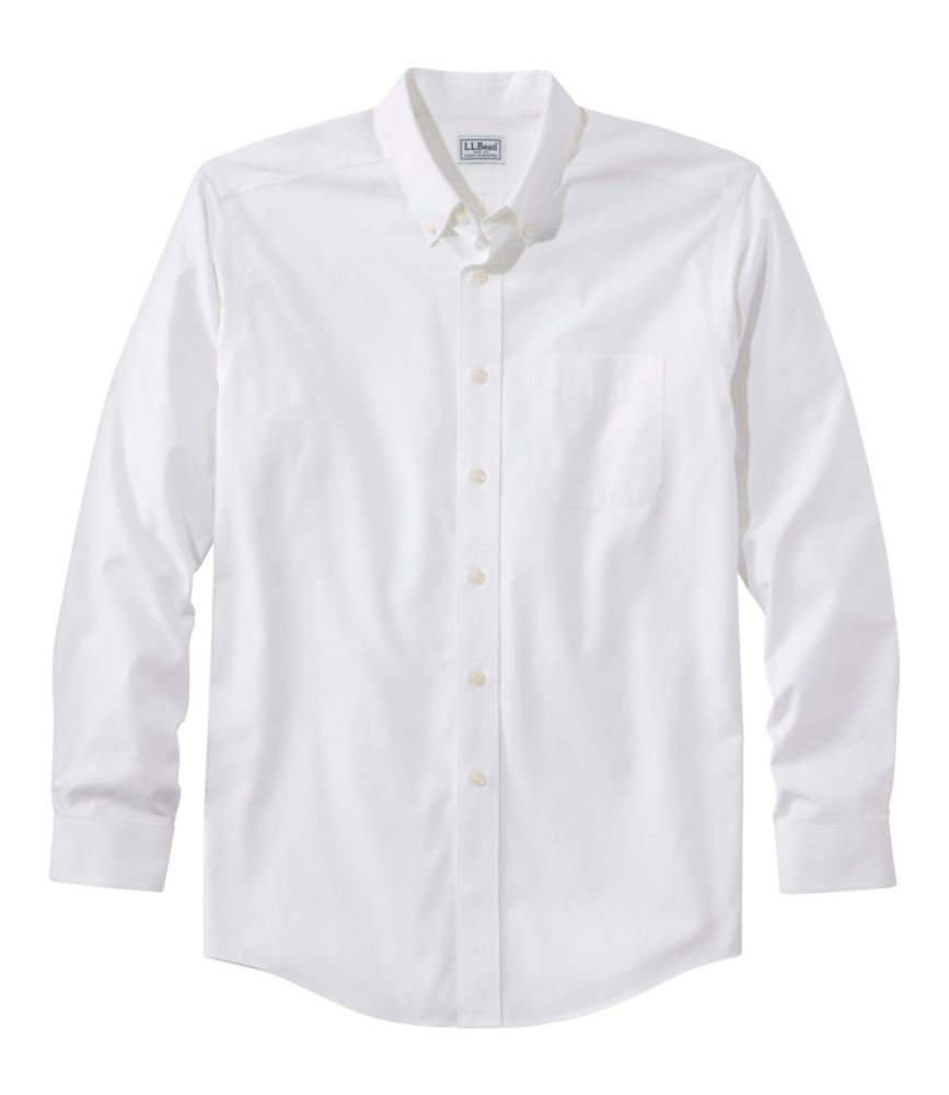 Men's Wrinkle-Free Pinpoint Oxford Cloth Shirt, Traditional Fit - US 0295