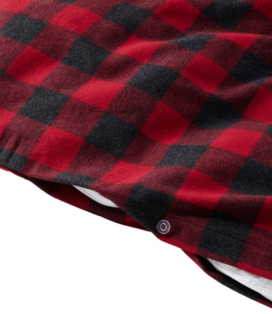 Heritage Chamois Flannel Comforter Cover Collection, Plaid - US 4031