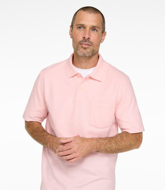 Men's Premium Double L® Polo, Hemmed Short-Sleeve with Pocket - US 4236