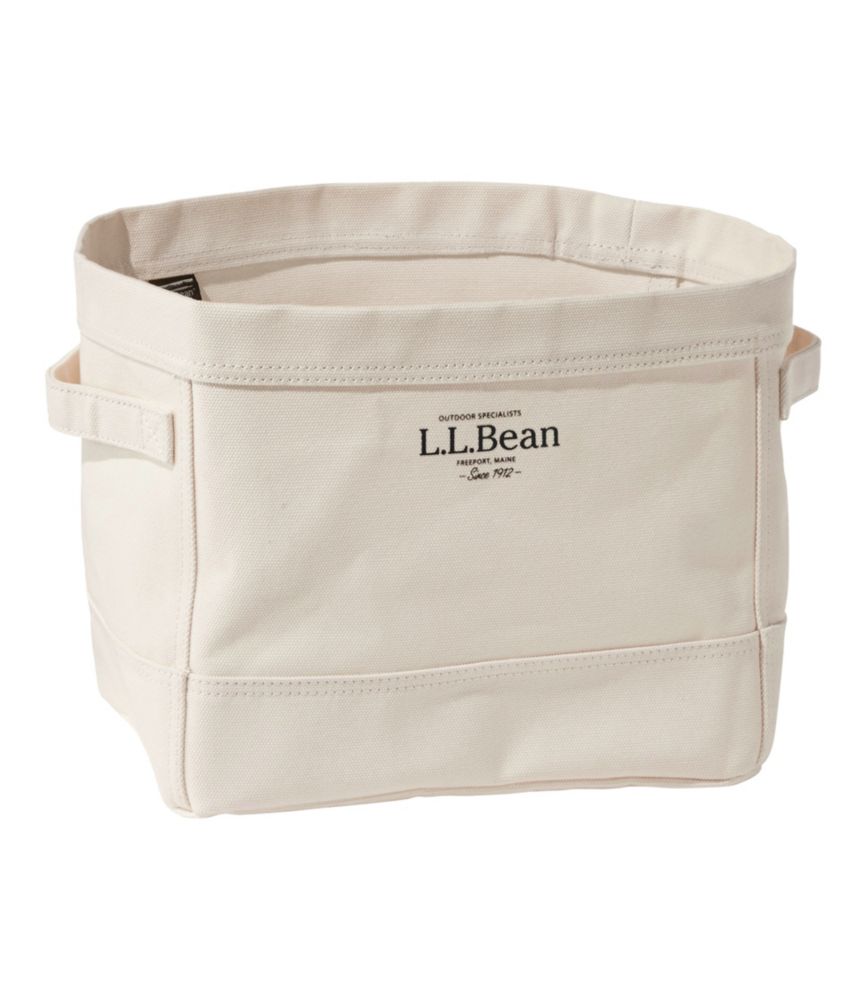 Canvas Storage Tote, Rectangular - US 2848