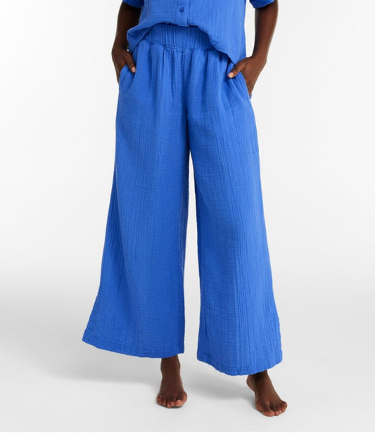 Women's Cloud Gauze Wide-Leg Pants - US 8053