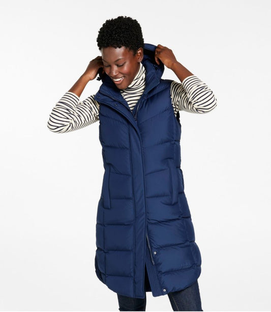 Women's Popham Puffer Long Vest - US 7818