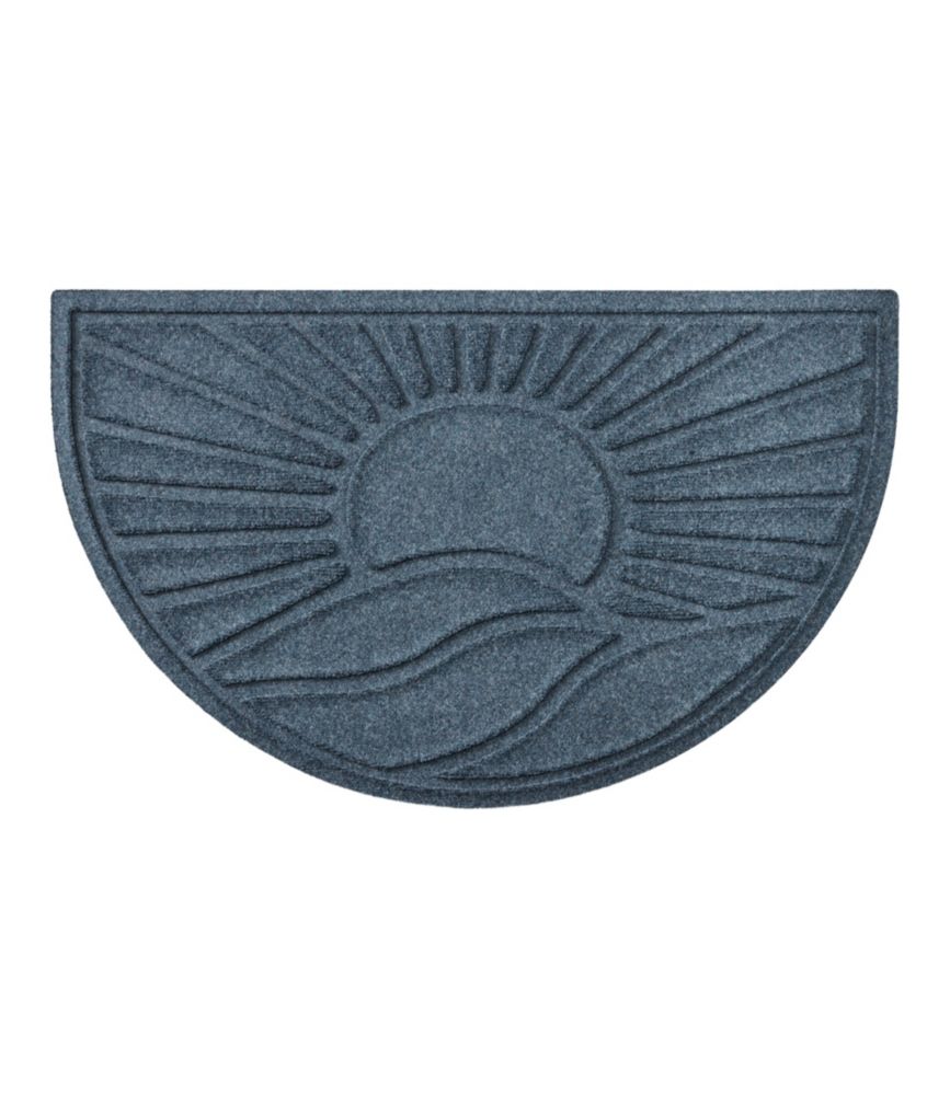 Everyspace Recycled Waterhog Doormat, Half Round, Sunrise - US 3036