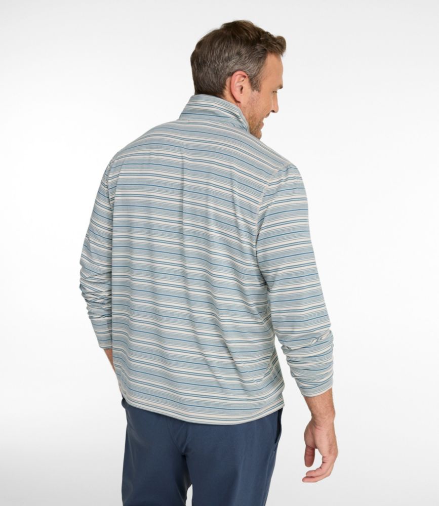 Men's Everyday SunSmart® Tee, Long-Sleeve Quarter-Zip Stripe - US 5925