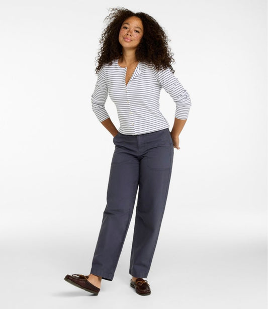 Women's 207 Vintage Cotton Canvas Pants, Mid-Rise Barrel-Leg - US 8111