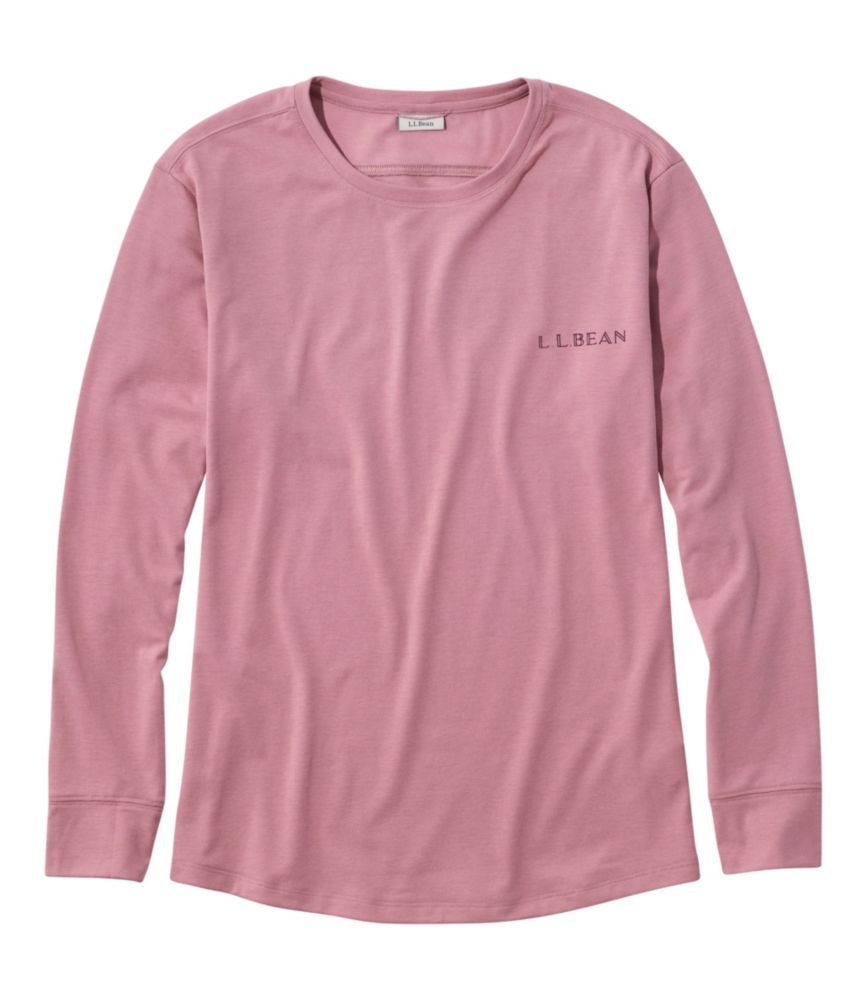 Women's Mountainside Crewneck Tee, Long-Sleeve Graphic - US 1263