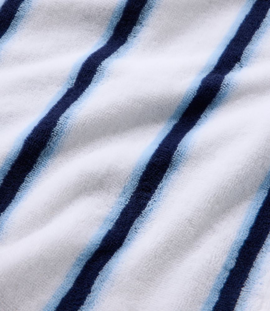 Women's Soft Plush Terry Robe, Stripe - US 0038