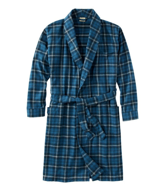 Men's Scotch Plaid Flannel Robe - US 5576