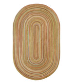 L.L.Bean Braided Wool Rug, Oval - US 3578