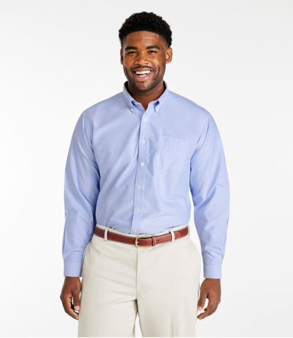 Men's Wrinkle-Free Classic Oxford Cloth Shirt, Traditional Fit - US 1880