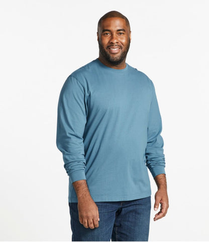 Men's Carefree Unshrinkable Tee, Traditional Fit, Long-Sleeve - US 8847