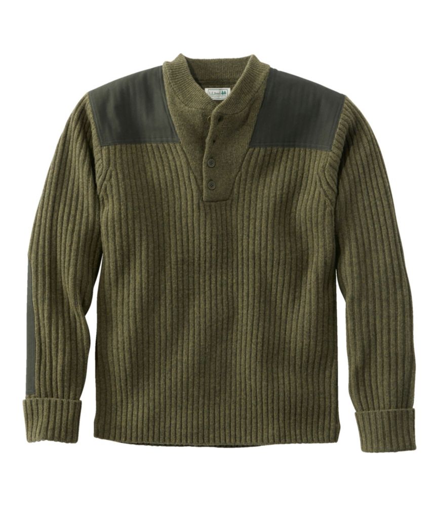 Men's Commando Sweater, Henley - US 7281