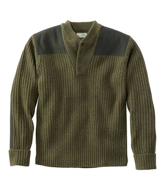 Men's Commando Sweater, Henley - US 7281