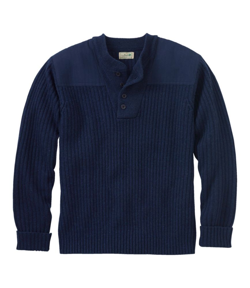 Men's Commando Sweater, Henley - US 2191