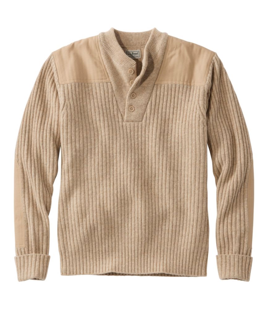Men's Commando Sweater, Henley - US 6817