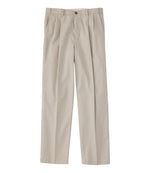 Men's Wrinkle-Free Double L® Chinos, Natural Fit, Hidden Comfort, Pleated - US 0357