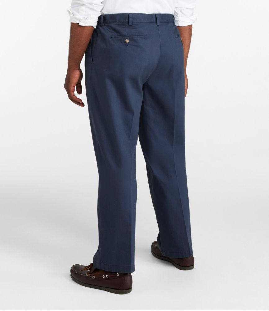 Men's Wrinkle-Free Double L® Chinos, Natural Fit, Hidden Comfort, Pleated - US 8435