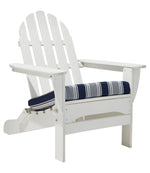 Casco Bay Adirondack Chair Seat Cushion, Stripe - US 5877