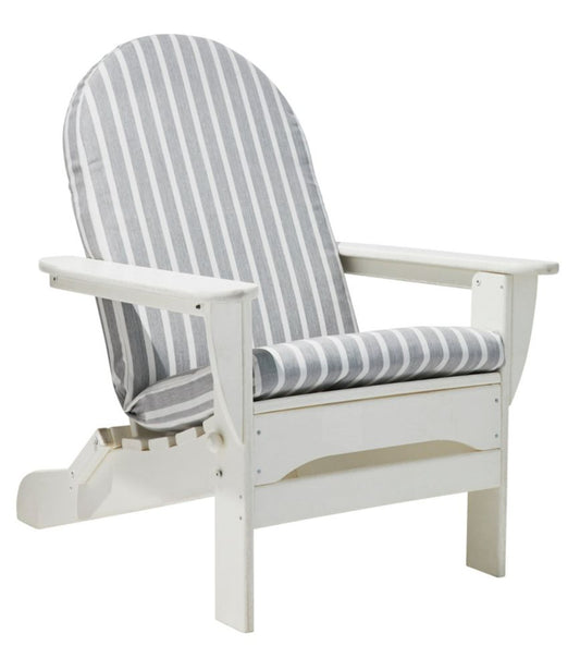 Casco Bay Adirondack Chair Seat and Back Cushion, Stripe - US 9924