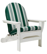 Casco Bay Adirondack Chair Seat and Back Cushion, Stripe - US 9621