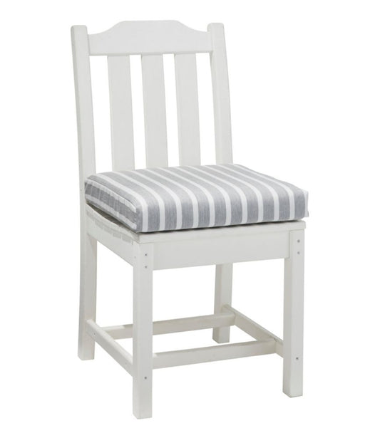 Casco Bay All-Weather Armless/Folding Chair Cushion, Stripe - US 5700