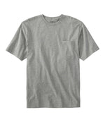 Men's Carefree Unshrinkable Tee with Pocket, Traditional Fit - US 8800