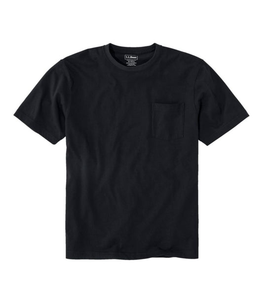 Men's Carefree Unshrinkable Tee with Pocket, Traditional Fit - US 7516