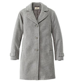 Women's Classic Lambswool Polo Coat, Three-Quarter Length - US 3364