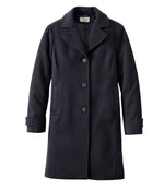 Women's Classic Lambswool Polo Coat, Three-Quarter Length - US 5467