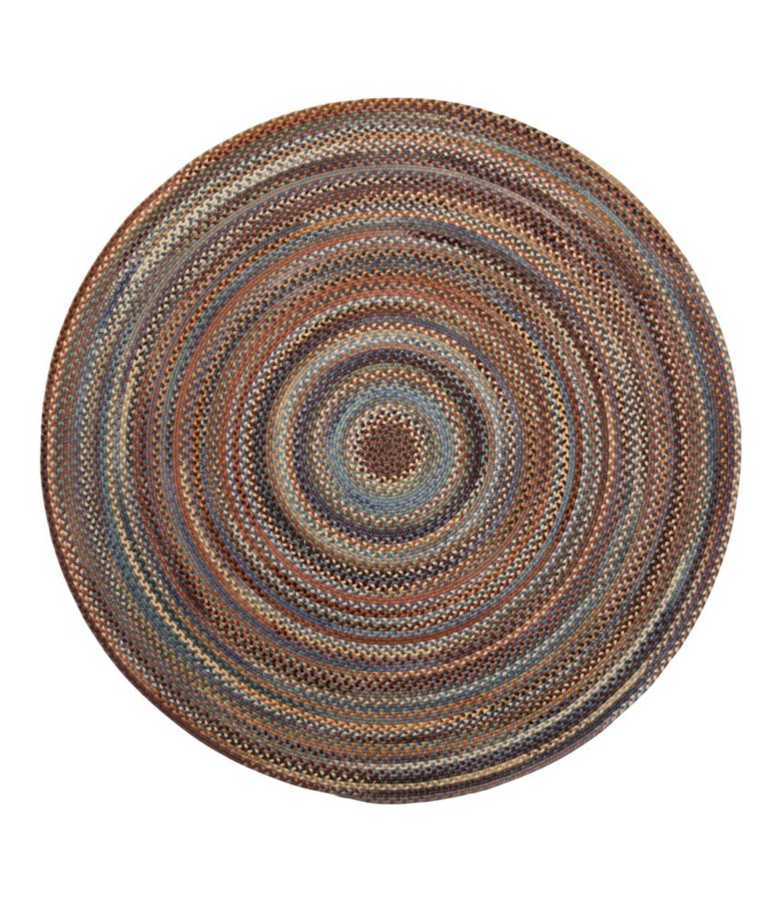 L.L.Bean Braided Wool Rug, 6' Diam. - US 9792