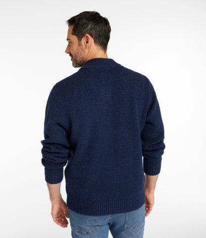 Men's L.L.Bean Classic Ragg Wool Sweater, Henley - US 4406