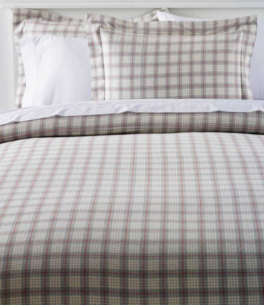 Heritage Chamois Flannel Comforter Cover Collection, Plaid - US 6986