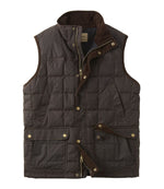 Men's L.L.Bean Upcountry Waxed Cotton Down Vest - US 0127