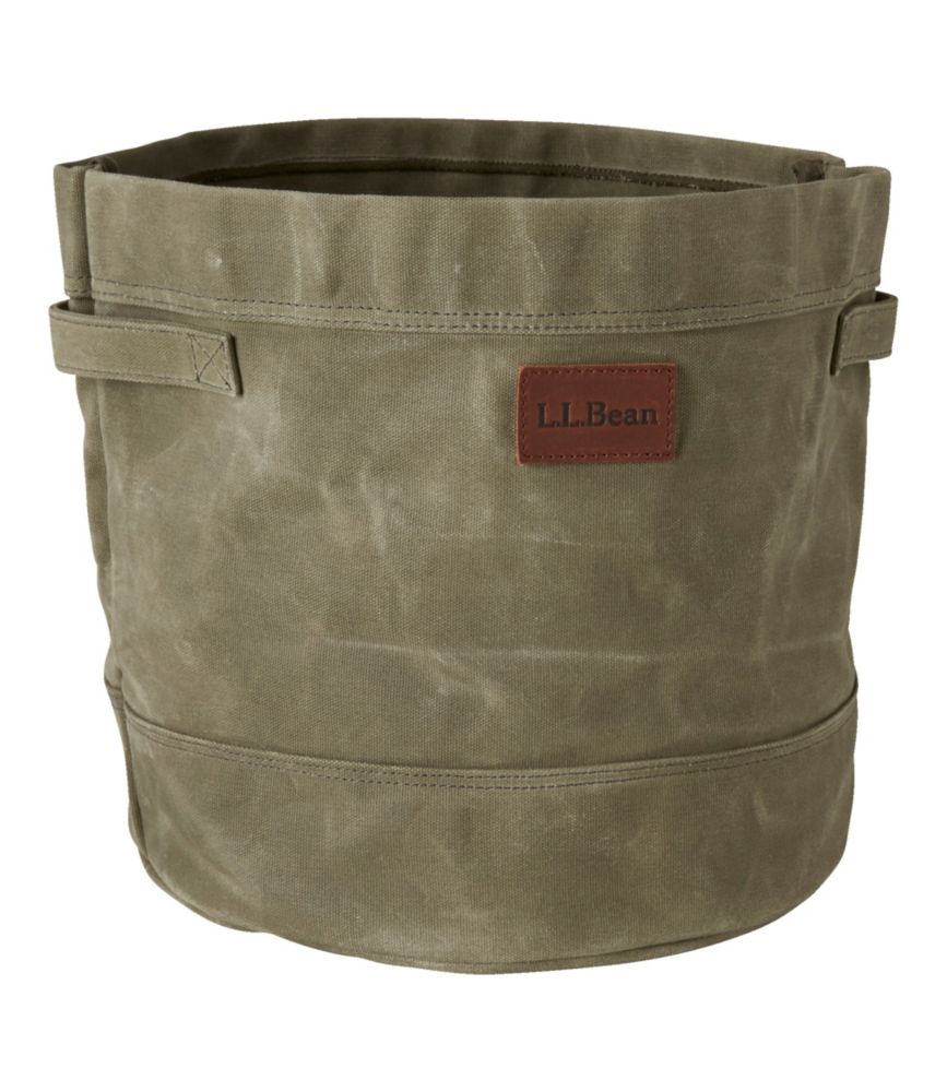 Waxed-Canvas Storage Tote - US 6587