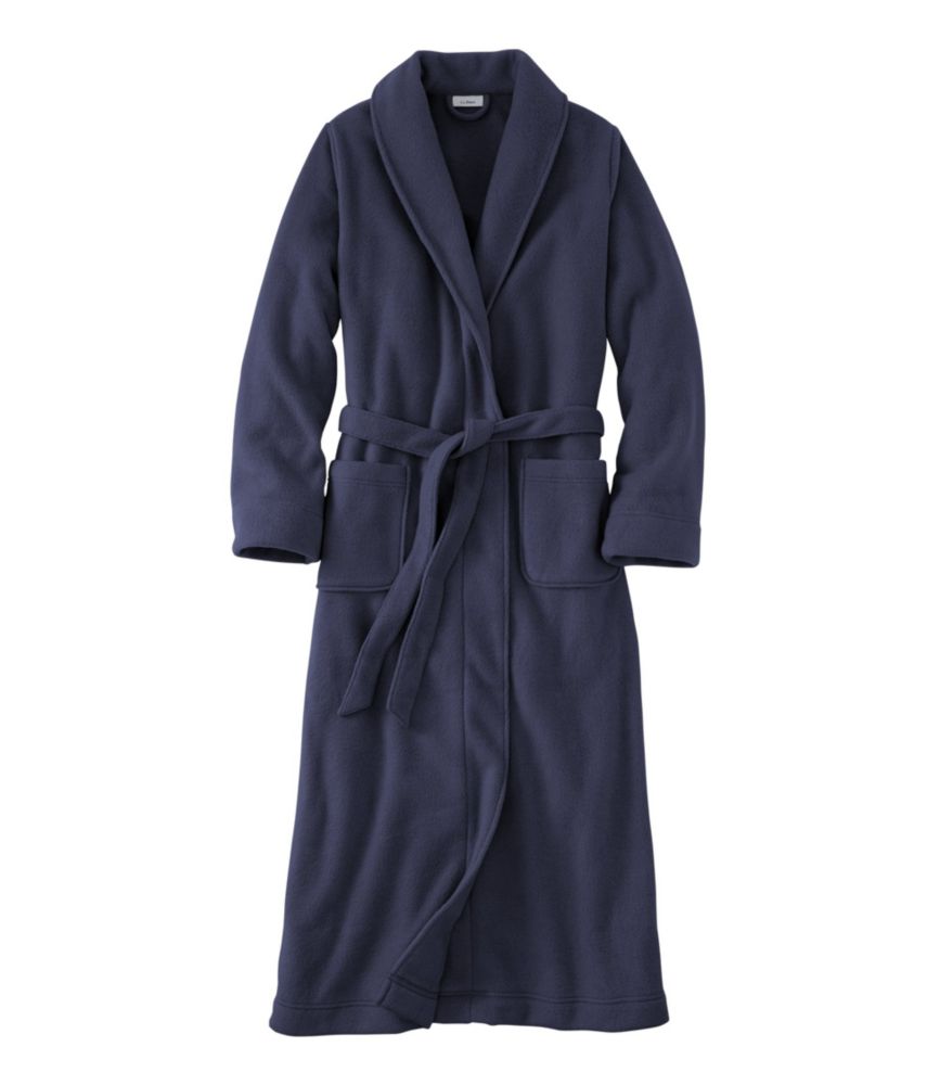 Women's Winter Fleece Robe, Wrap-Front - US 1828