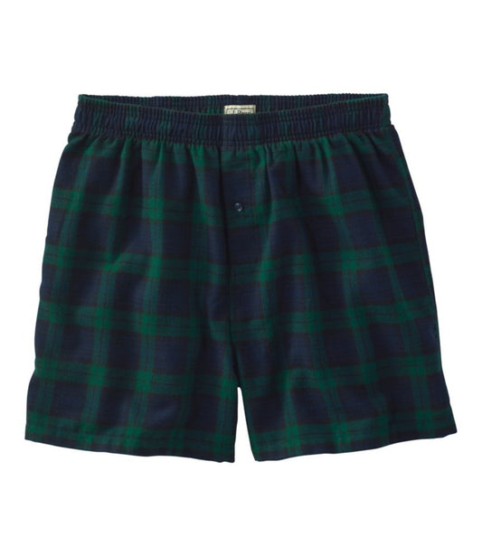 Men's Scotch Plaid Flannel Boxers - US 8047