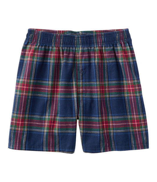 Men's Scotch Plaid Flannel Boxers - US 8070