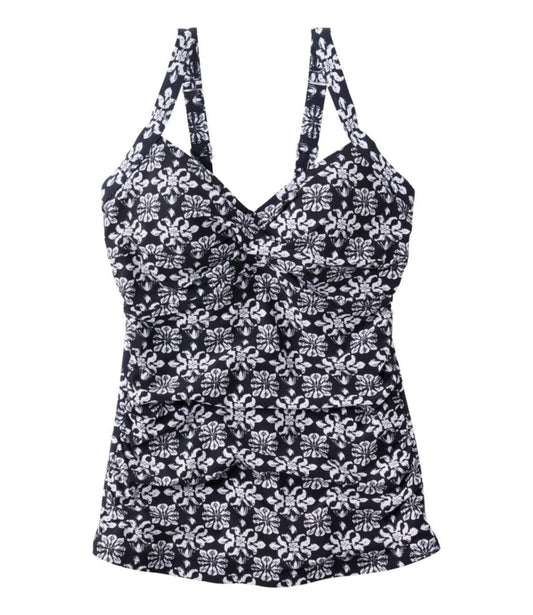Women's Shaping Swimwear, Tankini Top Print - US 7015