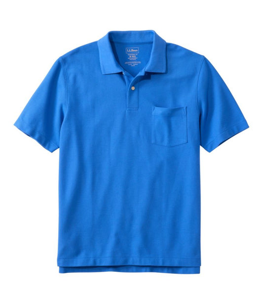 Men's Premium Double L® Polo, Hemmed Short-Sleeve with Pocket - US 4619