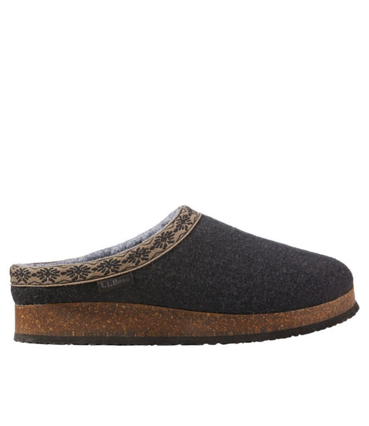 Women's L.L.Bean Wool Slipper Clog - US 3690