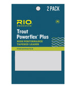 Rio Powerflex Plus 9' Tapered Leaders, 2-Pack - US 6554