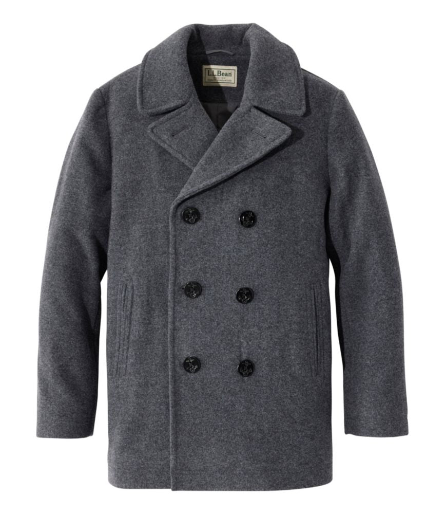 Men's L.L.Bean Wool Peacoat - US 7241