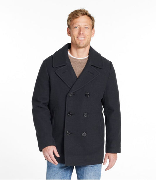Men's L.L.Bean Wool Peacoat - US 8372