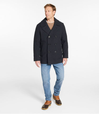 Men's L.L.Bean Wool Peacoat - US 8372