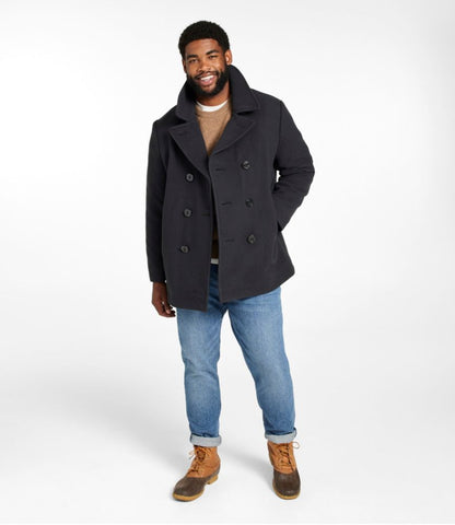 Men's L.L.Bean Wool Peacoat - US 8372