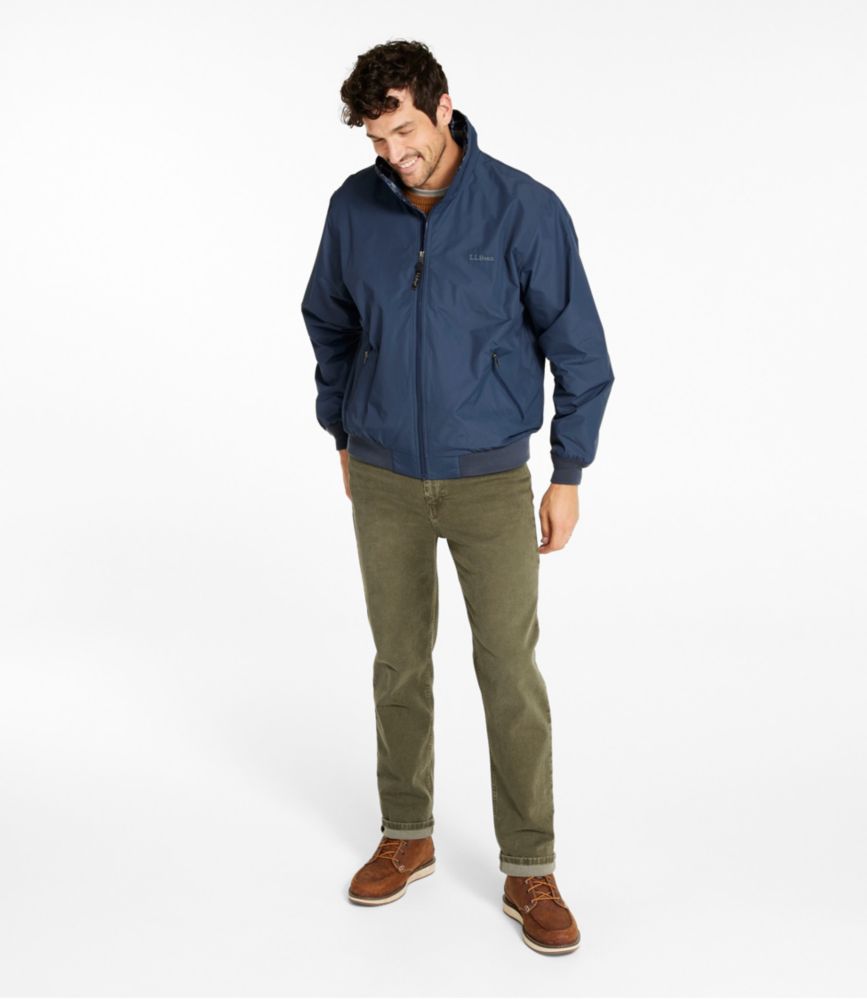 Men's Warm-Up Jacket, Flannel-Lined - US 3933