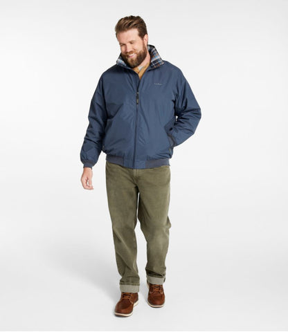 Men's Warm-Up Jacket, Flannel-Lined - US 3933