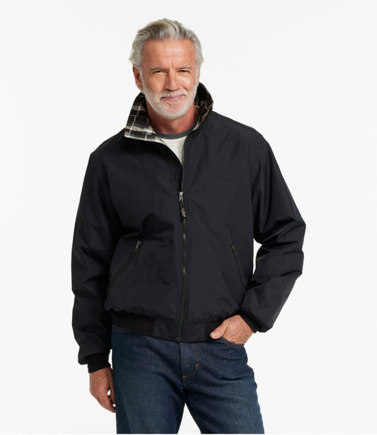 Men's Warm-Up Jacket, Flannel-Lined - US 5226