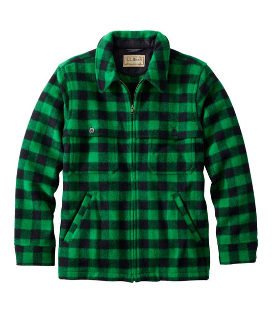 Men's Maine Guide Zip-Front Jac-Shirt, Plaid - US 0570